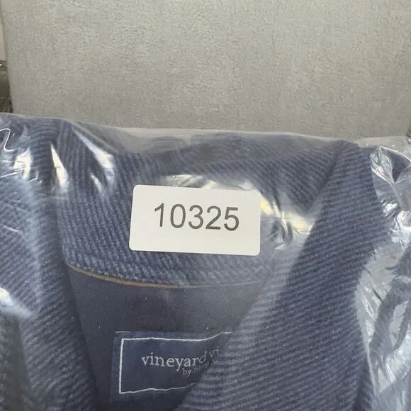 Vineyard Vines Mens XL Blue Calmwater Shirt Jacket Shacket Button Up - Picture 10 of 10